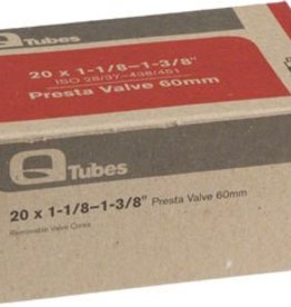 20x1-1/8-1-3/8  Q-Tubes 60mm Presta Valve Tube