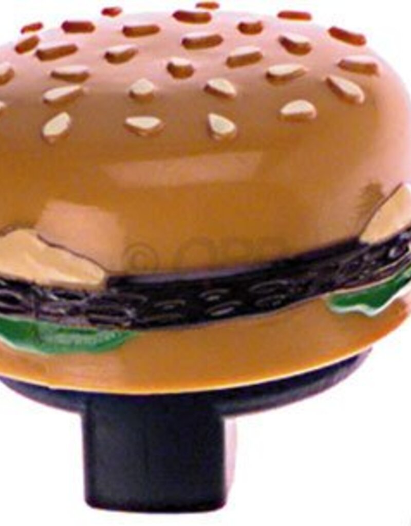 Burger Bell with Sesame Bun and Mustard Ooze