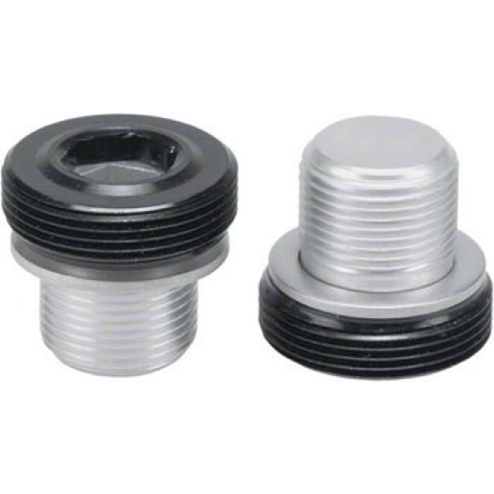 Problem Solvers Crankset Bolts with Black 10mm Allen Caps