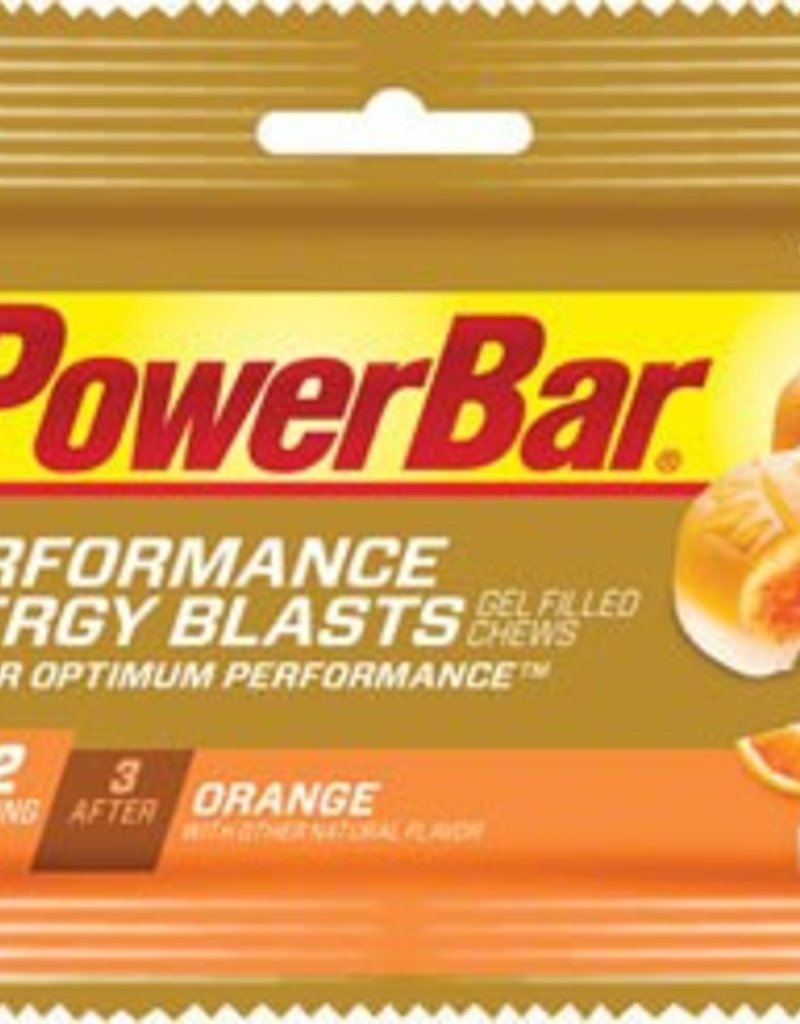 PowerBar PowerBar Energy Blasts Gel Chews: Orange, Box of 12