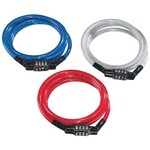 Kryptonite KryptoFlex Keeper 712, 4-Digit Combo Lock: 4'x7mm: Assort. Colors