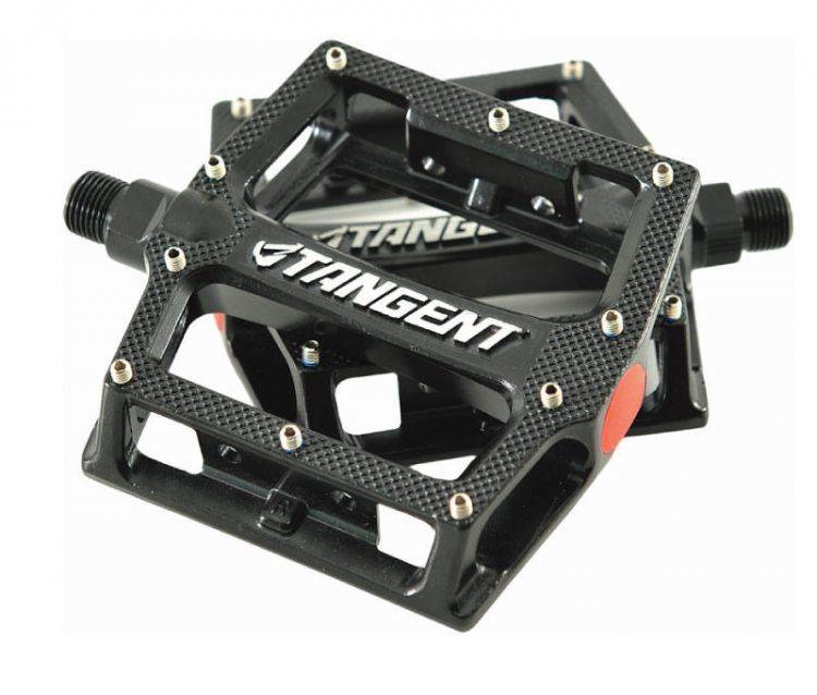 Tangent Pedals, Platform, Alloy, 9/16", Black Paradise Bikes