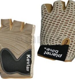 Planet Bike Planet Bike Taurus Fingerless Cycling Glove: Tan, XL