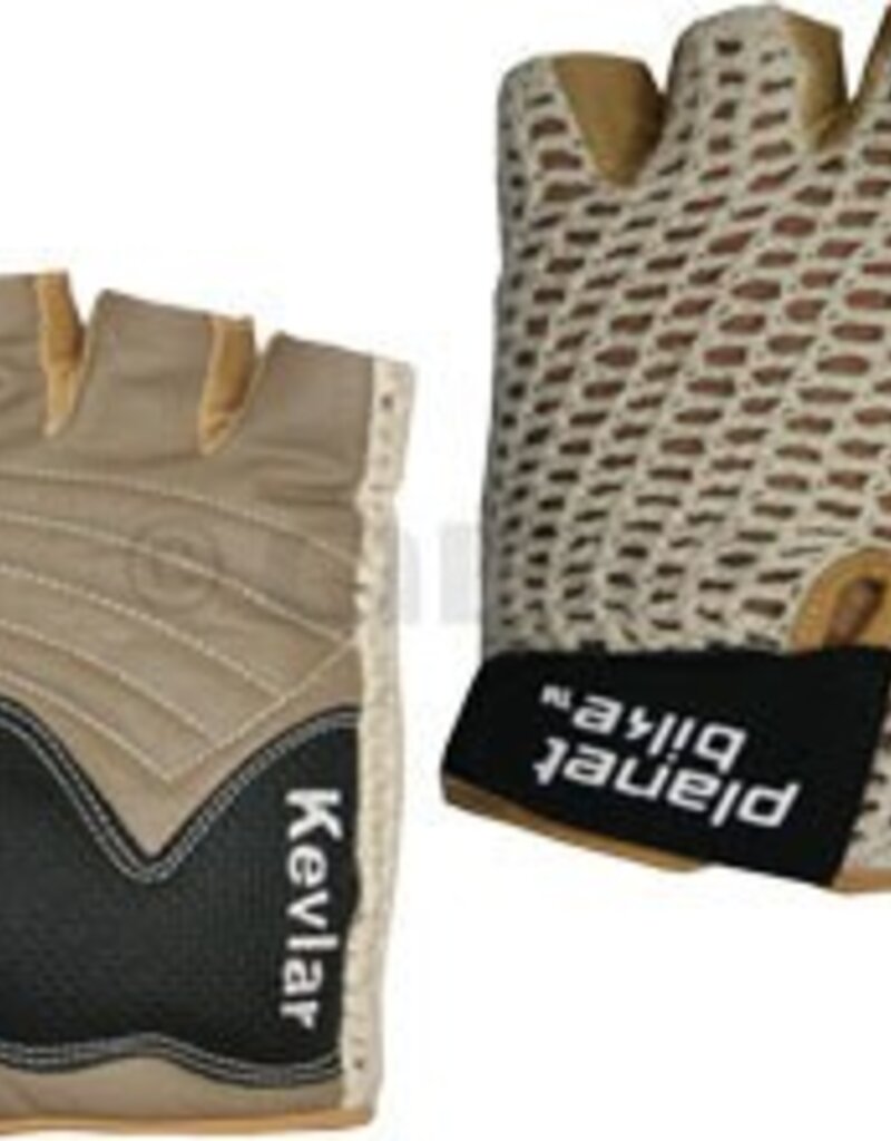Planet Bike Planet Bike Taurus Fingerless Cycling Glove: Tan, XL