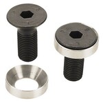 Profile Racing Profile Racing Flush Mount Crank Bolts for Solid Spindle, w/Washers