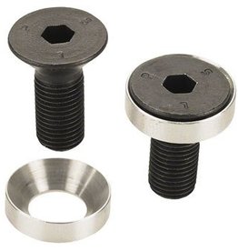 Profile Racing Profile Racing Flush Mount Crank Bolts for Solid Spindle, w/Washers