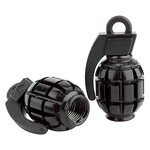 Black Ops Black Ops Valve Caps Grenade Shrader Black