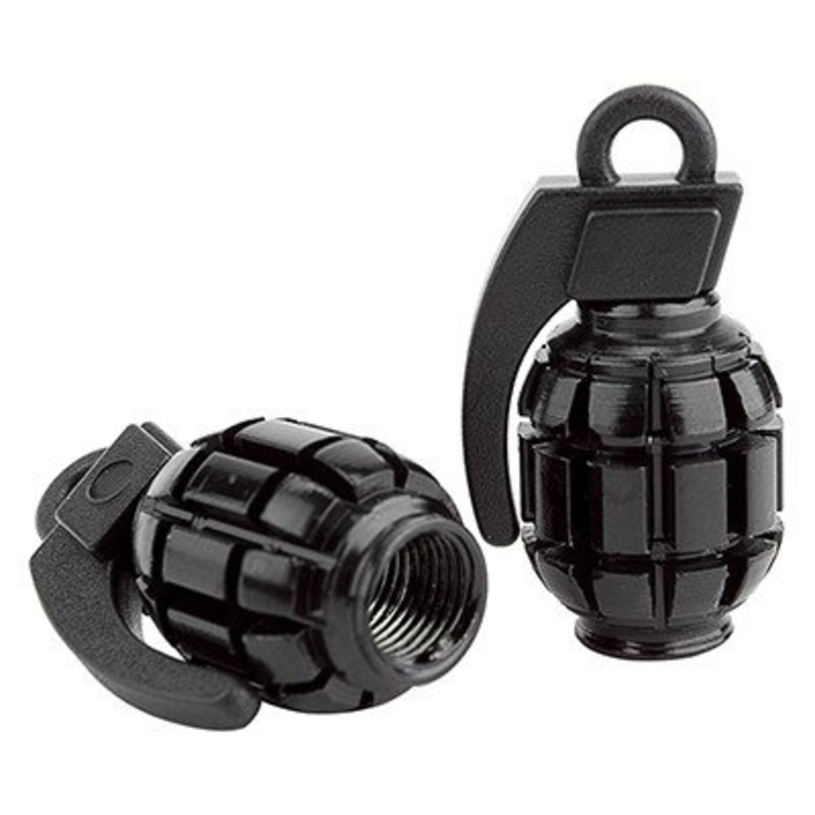 Black Ops Black Ops Valve Caps Grenade Shrader Black
