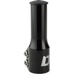 Dimension Steer Ext 1-1/8 Black Threadless Adds 2 to 3-1/4 "