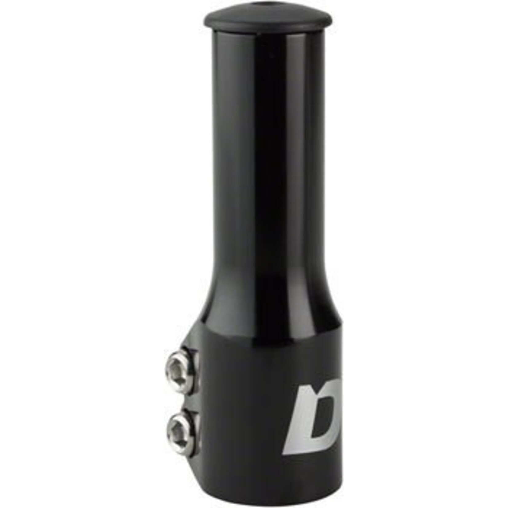 Dimension Steer Ext 1-1/8 Black Threadless Adds 2 to 3-1/4 "