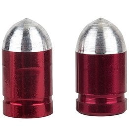 Trik Topz Trik Topz Valve Caps Presta Bullet Red 1pr