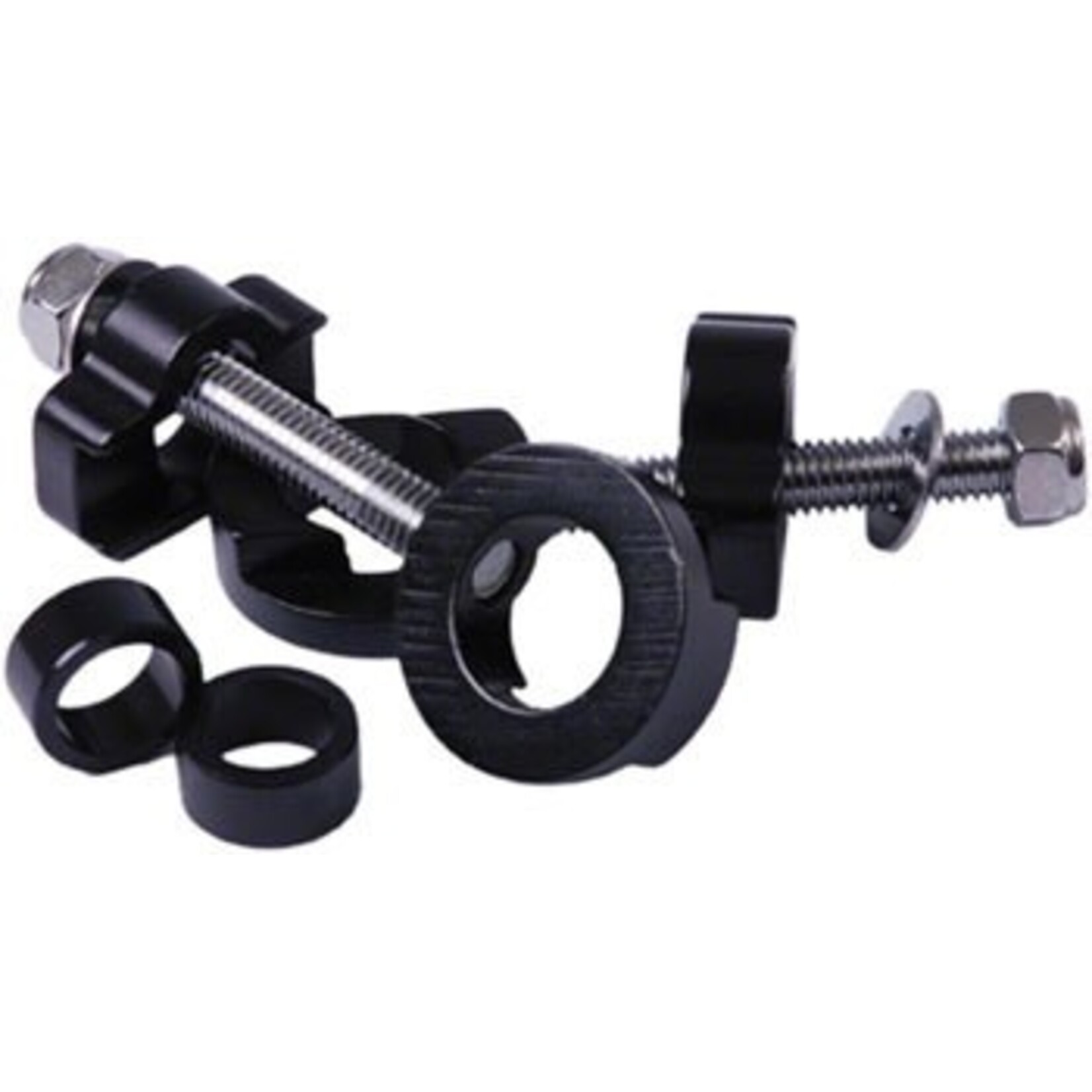 DMR DMR Chain Tugs Chain Tensioner, 14mm with 10mm Adaptor Black Pair