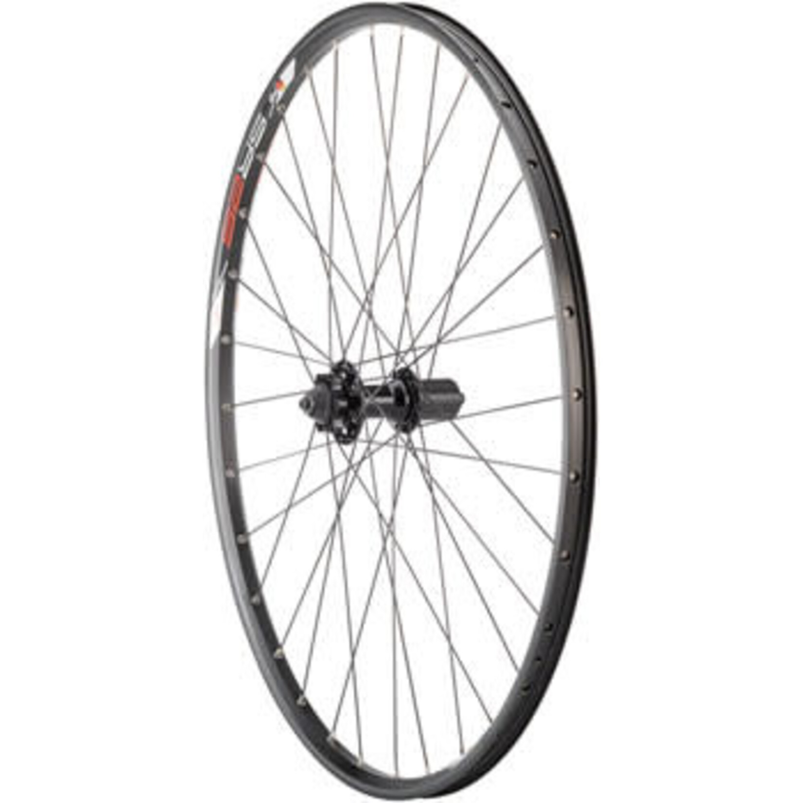 Quality Wheels Value Double Wall Series Disc Rear Wheel - 29", QR x 135mm, 6-Bolt, HG 10, Black, Clincher