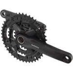 Shimano Shimano Alivio FC-MT210-3 Crankset - 170mm, 9-Speed, 44/32/22t, Riveted, Hollowtech II Spindle Interface, Black