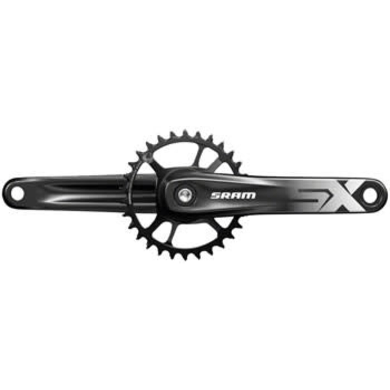 SRAM SRAM SX Eagle Crankset - 170mm, 12-Speed, 32t, Direct Mount, Power Spline Spindle Interface, Black, A1