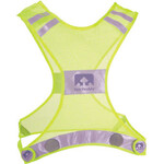 Nathan Reflective Streak Vest: LG/XL, Neon Yellow
