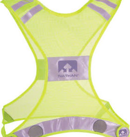 Nathan Reflective Streak Vest: LG/XL, Neon Yellow