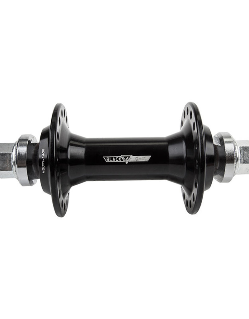 Black Ops MX3100 Front Hub, Bolt-On, 32h, 3/8", Sealed, Black