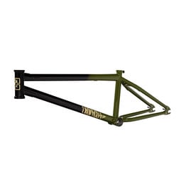 Fit Bike Co Shortcut Frame Gloss Black Army Green Fade 20.75tt