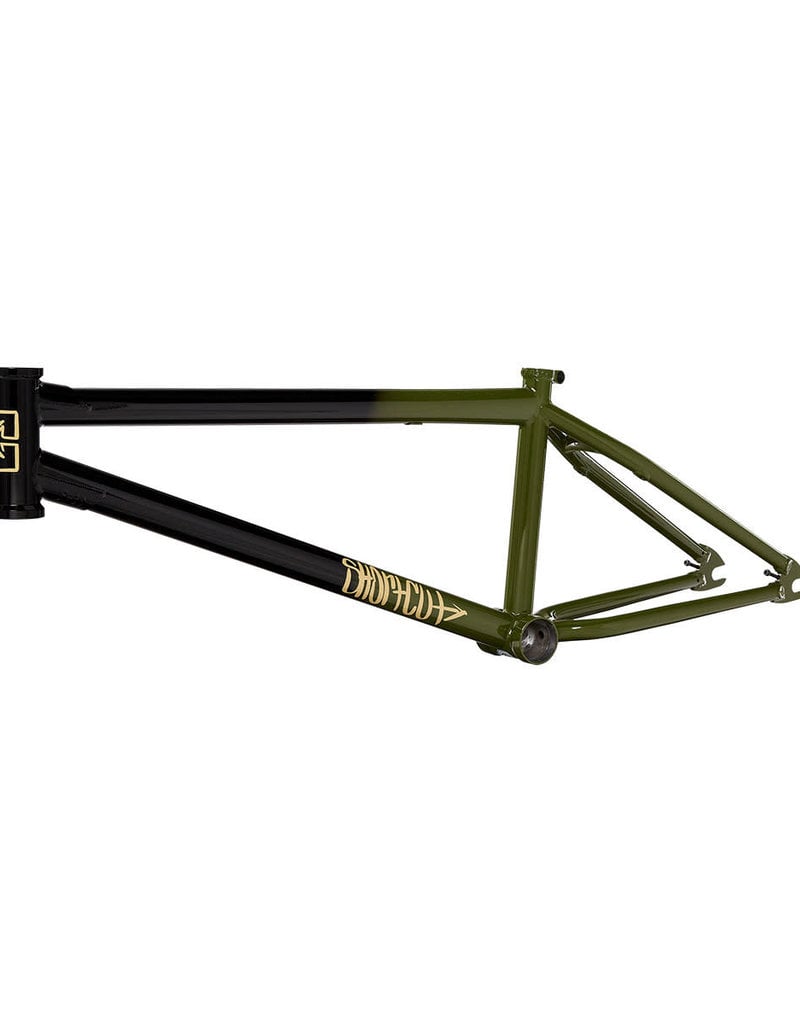 Fit Bike Co Shortcut Frame Gloss Black Army Green Fade 20.75tt