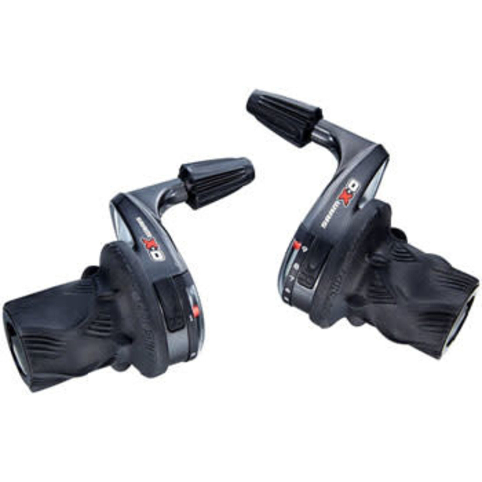 SRAM SRAM X0 3 x 9 Speed Twist Shifter Set, Left Shifter is Microfriction