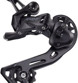 Microshift microSHIFT ADVENT Rear Derailleur - 9 Speed, Medium Cage, Black, With Clutch