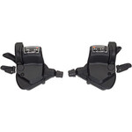 Microshift microSHIFT Mezzo Thumb-Tap Shifter Set, 7-Speed, Triple, Optical Gear Indicator, Shimano Compatible