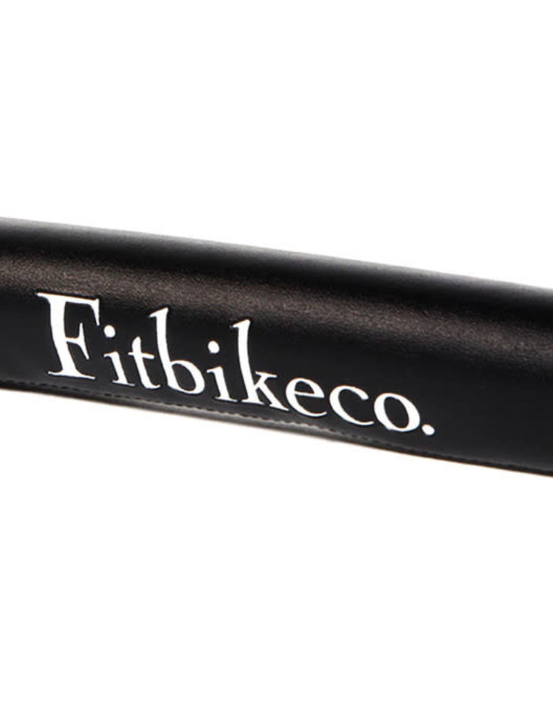 Fit Bike Co FIT Handlebar Pad, Black, Faux Leather