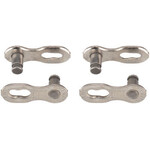KMC KMC MissingLink CL571R 7.1mm Connector - 7,8-Speed, Reusable, Silver, 2 Pairs/Card