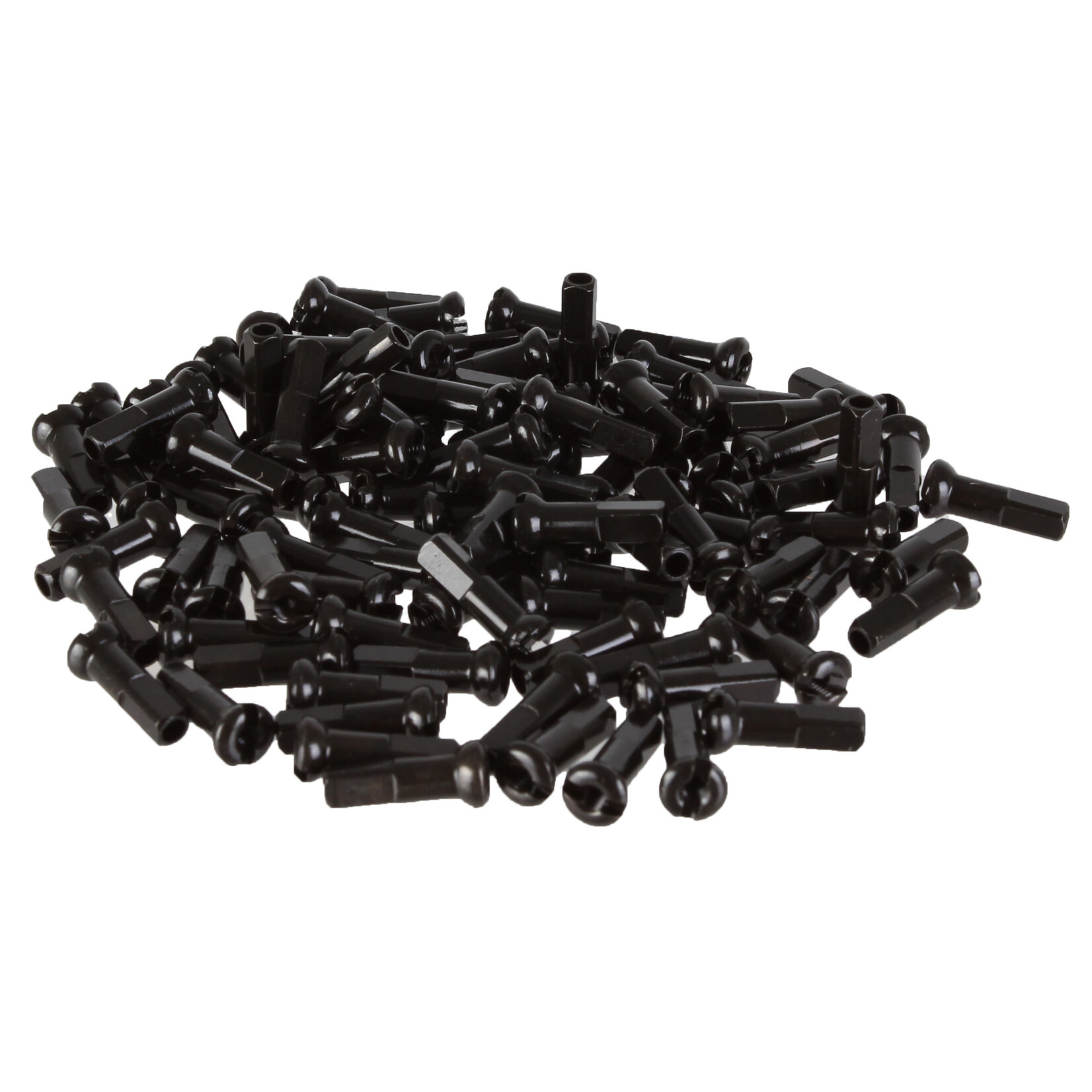 DT Spoke Nipples, Brass 2.0x16mm Black Box of 100