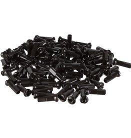 DT Spoke Nipples, Brass 2.0x16mm Black Box of 100