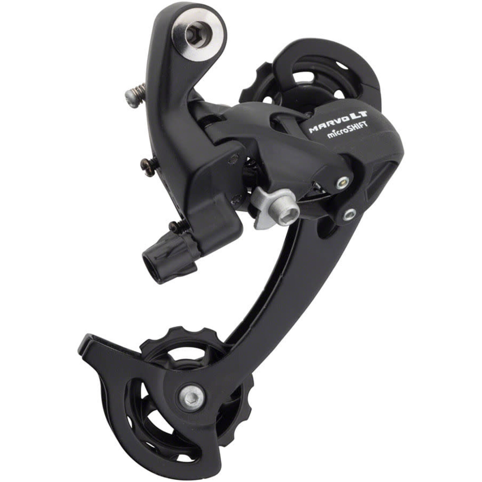 Microshift microSHIFT MarvoLT M46 Rear Derailleur - 8,9 Speed, Long Cage, Black