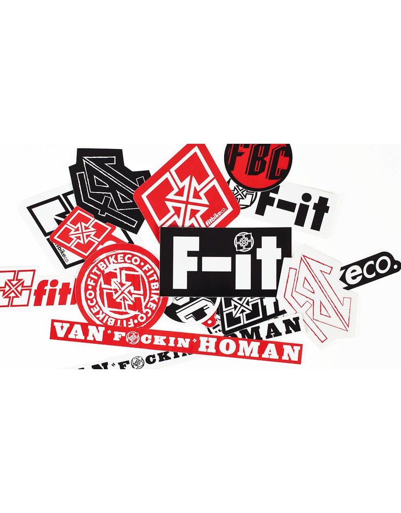 Fit Bike Co FIT Mixed 15 Sticker Pack