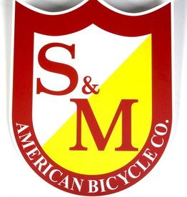 S&M S&M BIG SHIELD STICKER - 8inch