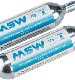 MSW MSW CO2-25 CO2 Cartridge: 25g, Each