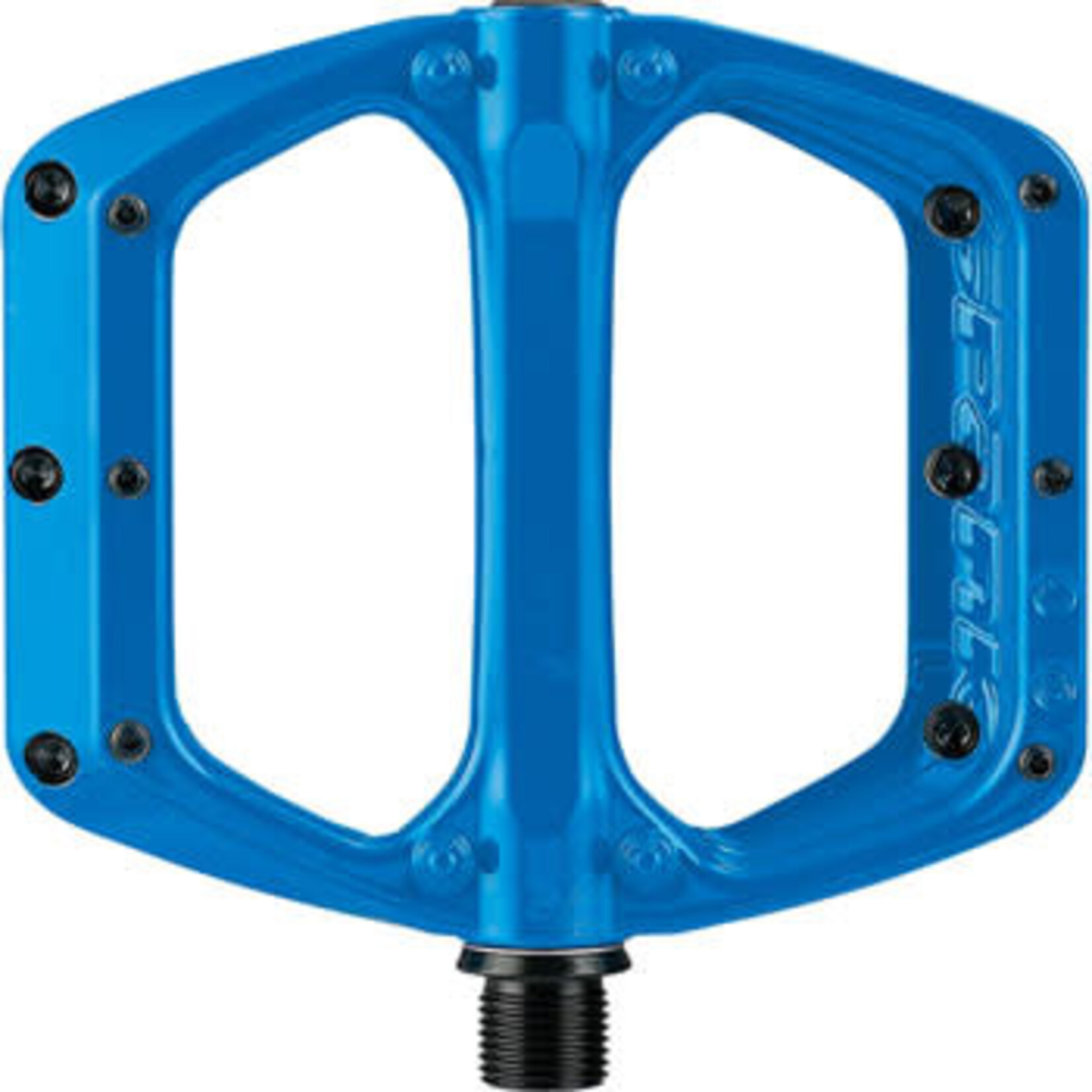 Spank Spank Spoon DC Pedals - Platform, Aluminum, 9/16", 110mm Wide, Blue