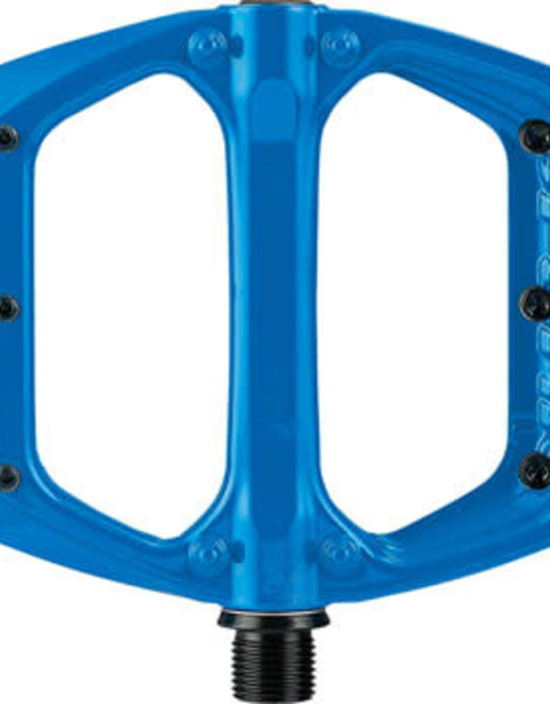 Spank Spank Spoon DC Pedals - Platform, Aluminum, 9/16", 110mm Wide, Blue