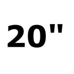 20" (and 22)