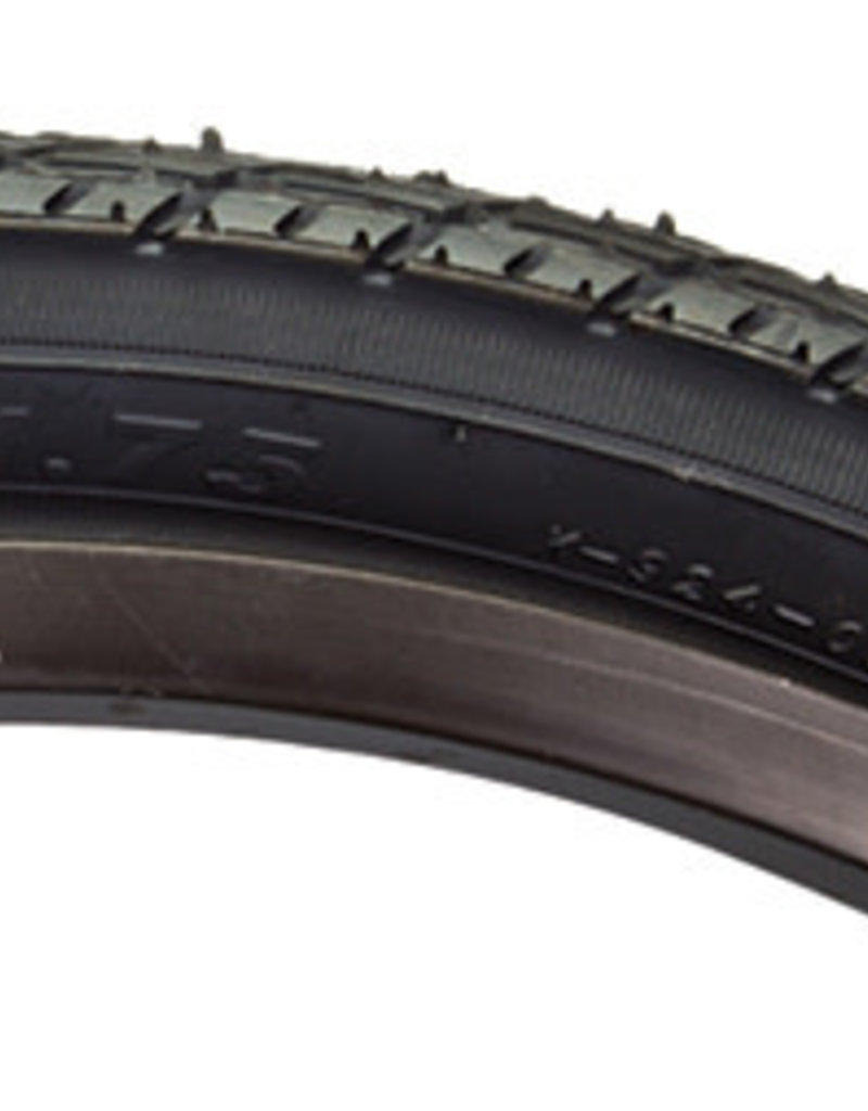 22x1.75 Sunlite Tire Black K924,  Wire Bead