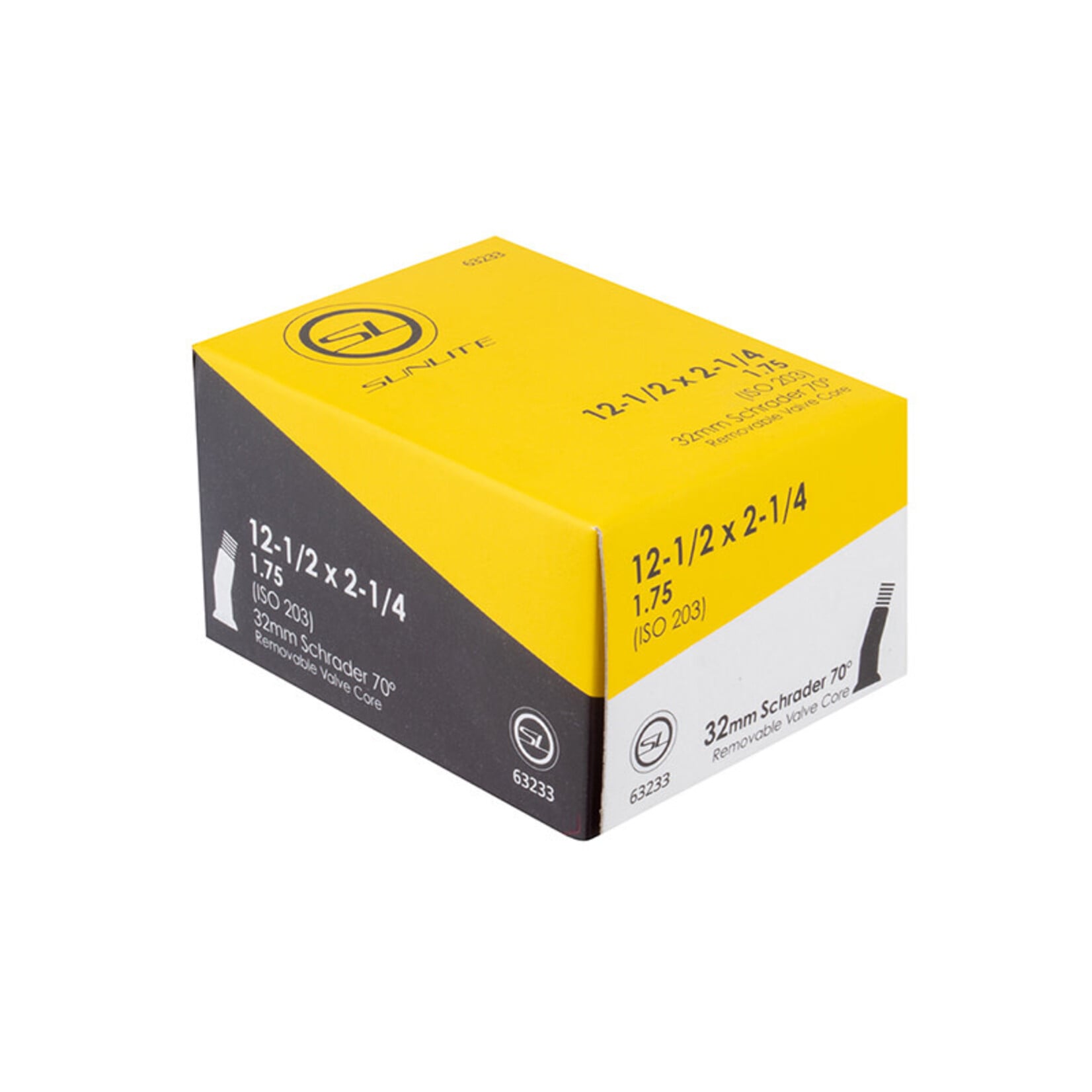 12-1/2x2-1/4 Tube, Schrader Valve (70 degree angle)