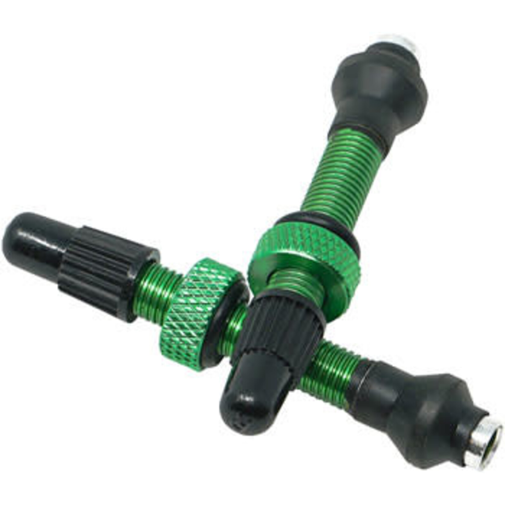 Industry Nine Industry Nine No-Clog Aluminum Tubeless Valve Stems, 40mm, Pair