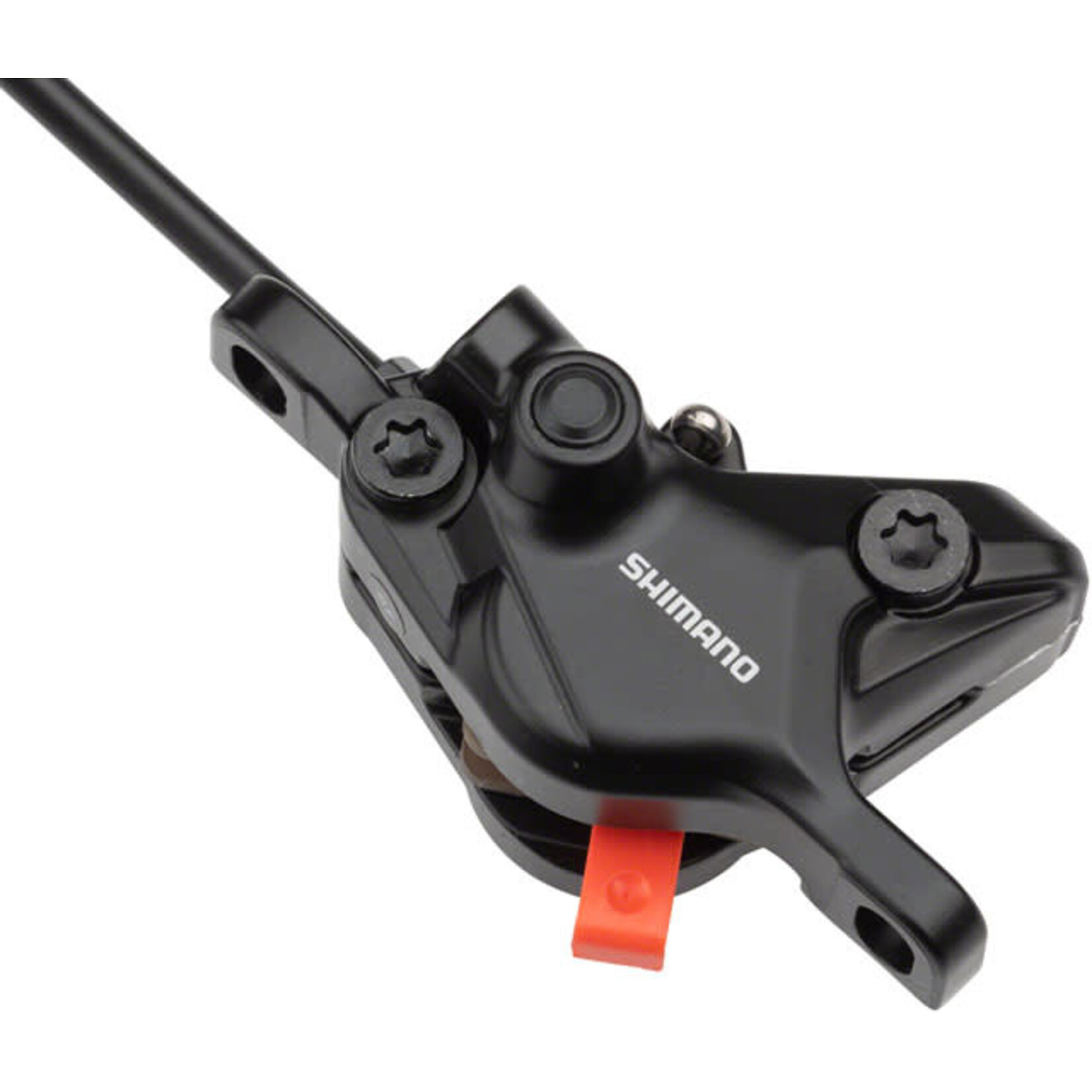 Shimano Shimano Deore BL-M4100/BR-MT410 Disc Brake and Lever - Rear, Hydraulic, Resin Pads, Gray