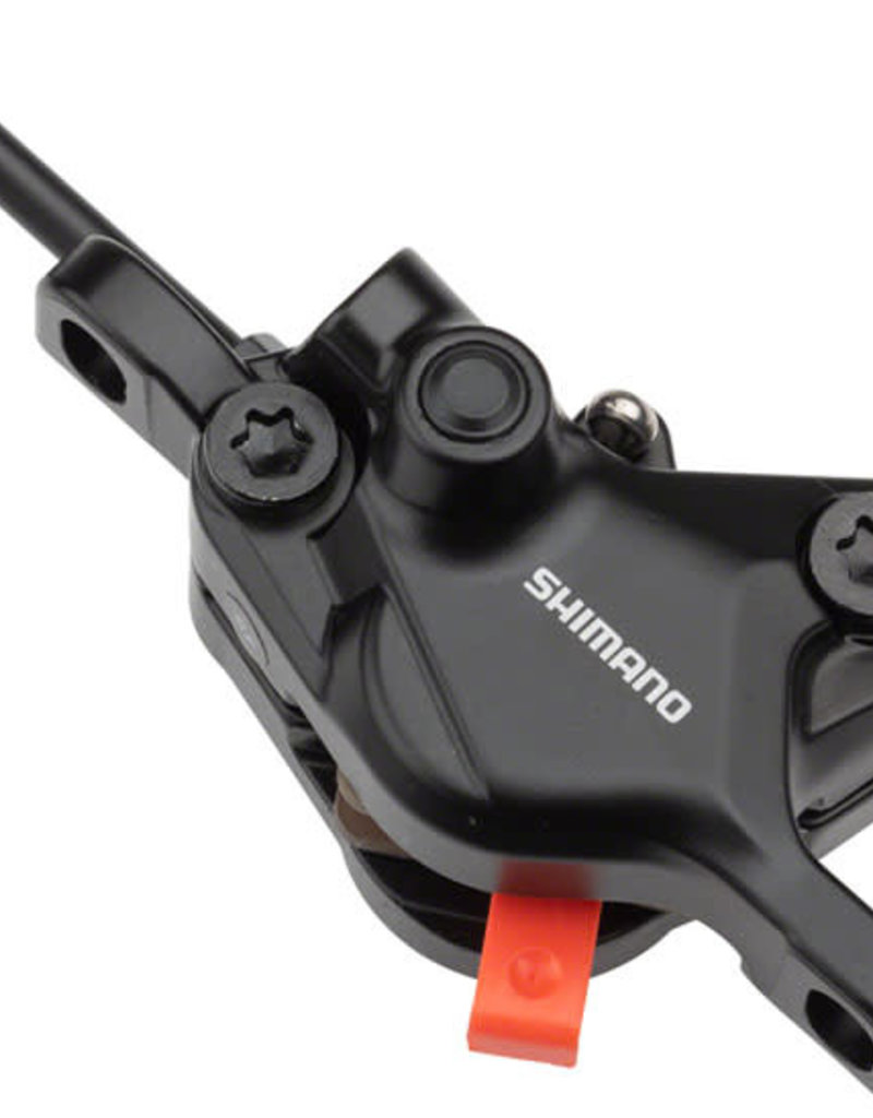 Shimano Shimano Deore BL-M4100/BR-MT410 Disc Brake and Lever - Rear, Hydraulic, Resin Pads, Gray