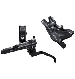 Shimano Shimano Deore BL-M6100/BR-M6100 Front Hydraulic Disc Brake and Lever, Resin Pads Gray