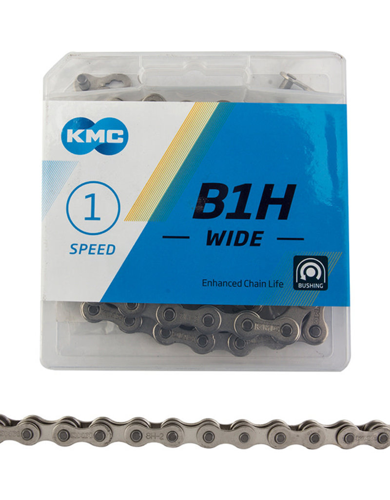 KMC B1H BMX Heavy Duty Chain, Silver, 98 links