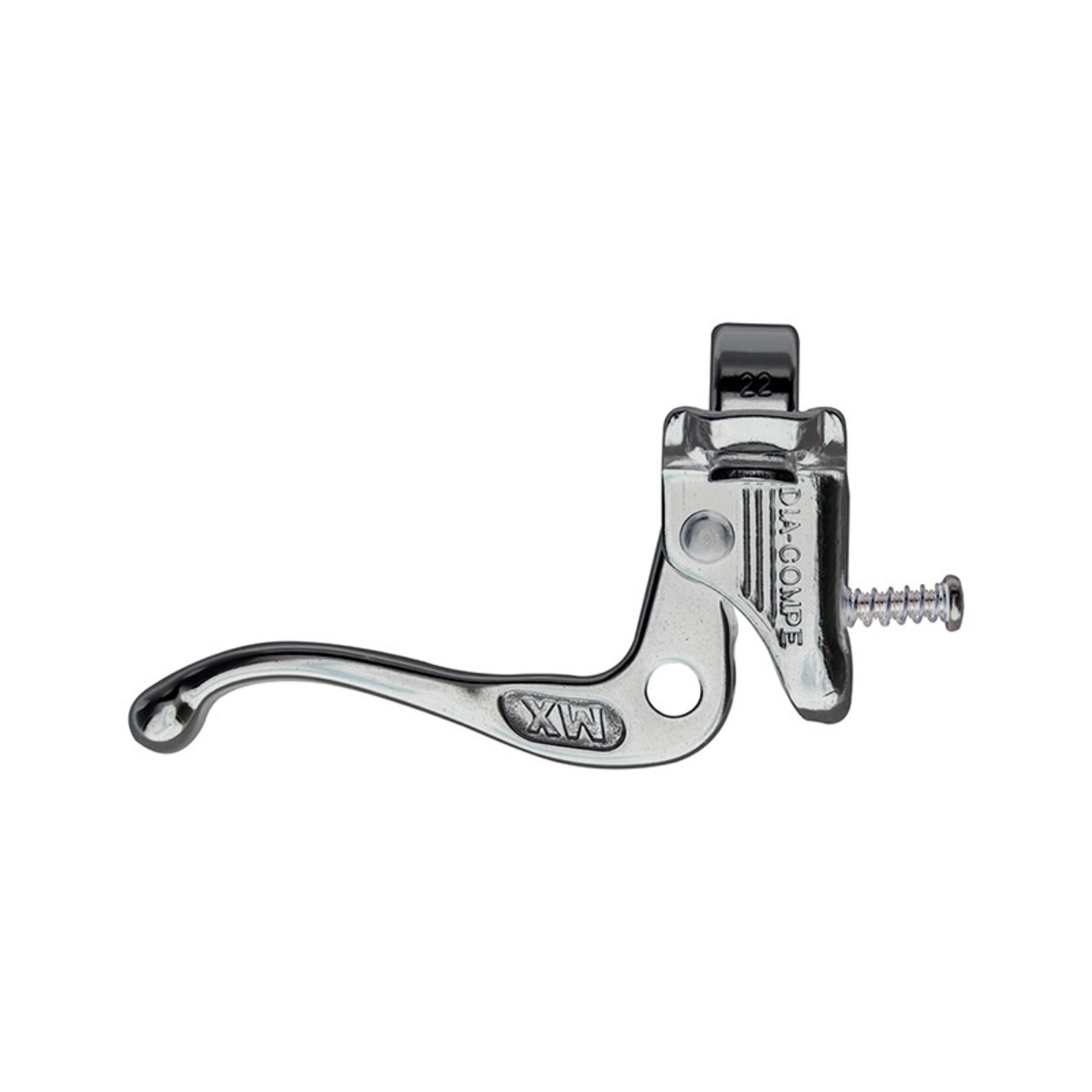 Dia-Compe Dia-Compe Brake Lever, Tech 4, 2-Finger Right Hand, Silver