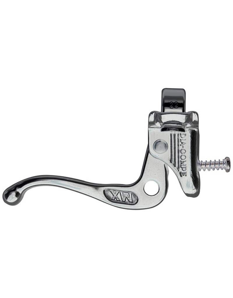 Dia-Compe Dia-Compe Brake Lever, Tech 4, 2-Finger Right Hand, Silver