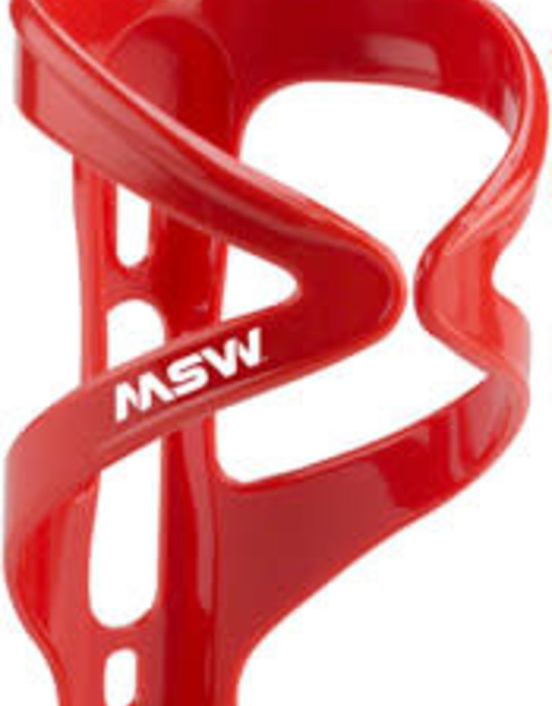 MSW MSW PC-150 Composite Water Bottle Cage Red
