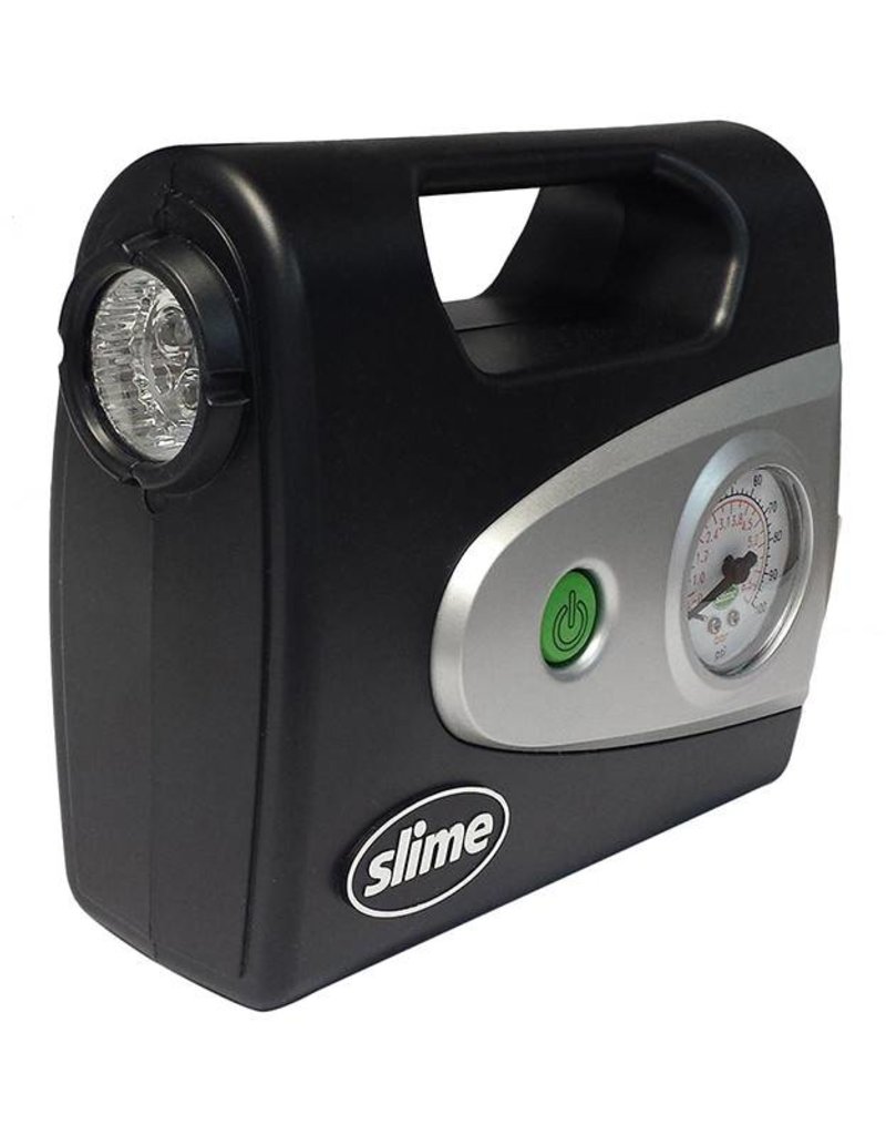 Slime Slime Air Inflator Pump 12V w/Gauge and Light
