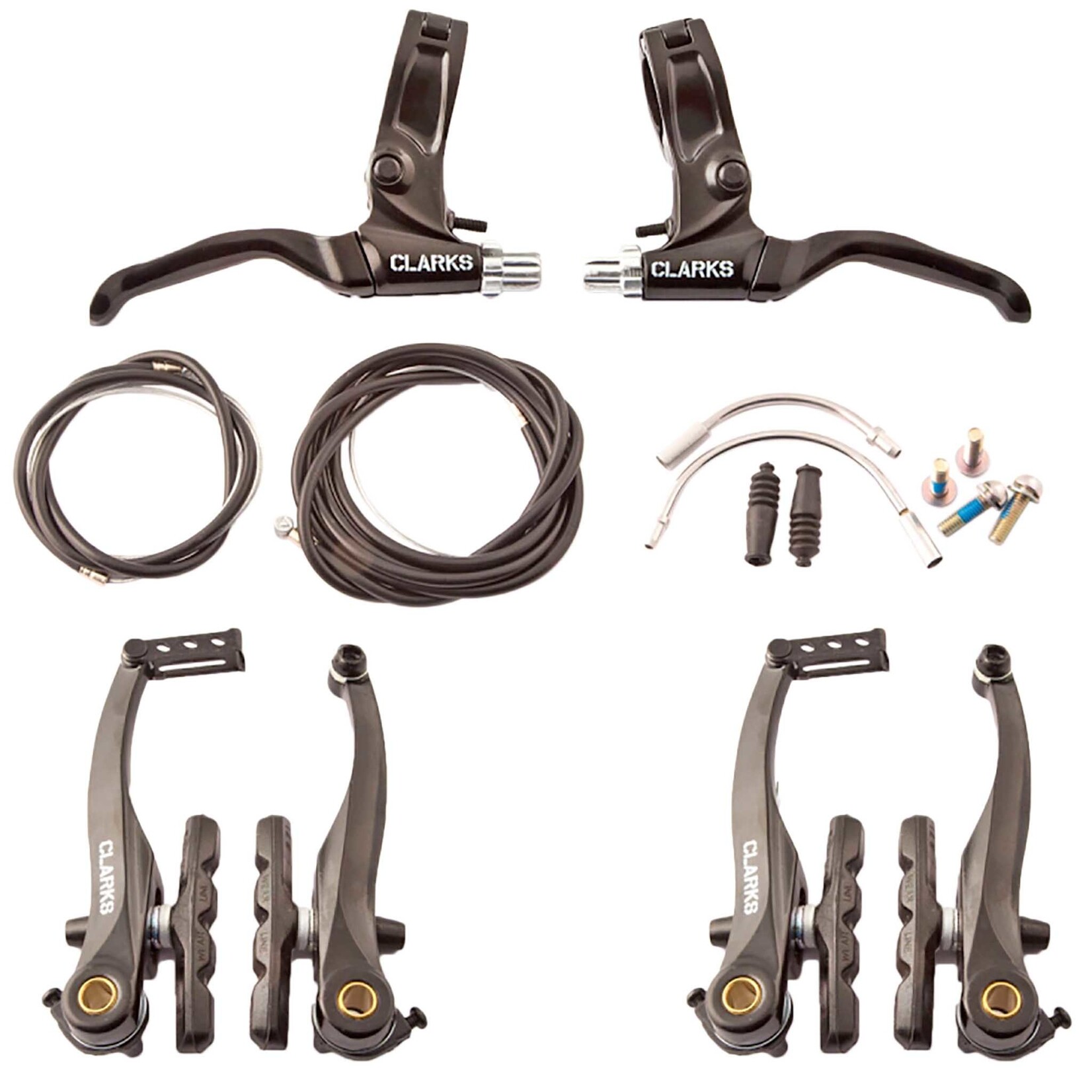 Clarks Linear Caliper and Lever Set, Black